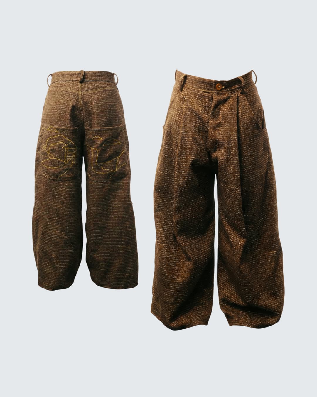 Le Pantalon ACAP, vue avant et arrière